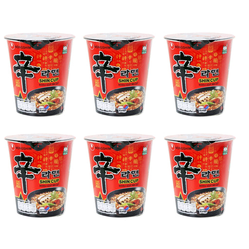 Halal Nongshim Shin Cup Ramen 辛カップラーメン 68g