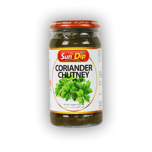 Sun Dip Lazzat Coriander/Mango/Mint Chutney コリアンダー/マンゴー/ミントチャツネ 340 g